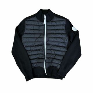 カナダグース(CANADA GOOSE)のカナダグース/CANADA GOOSE/メンズ/Hybridge Knit Jacket/ハイブリッドニットジャケット/ナイロン/中地ダウン×フェザー/黒×白/ #S/P / 180/92Y /683MW1【SA7632】(その他)