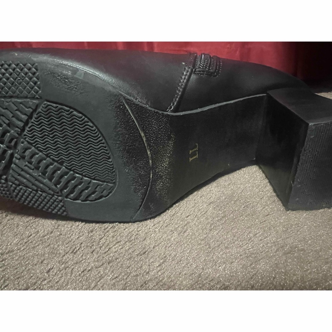 黒ブーティ　LLサイズ レディースの靴/シューズ(ブーティ)の商品写真