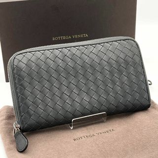 ボッテガヴェネタ(Bottega Veneta)の⭐️極美品⭐️ボッテガヴェネタ イントレチャート ラウンドファスナー 長財布(長財布)