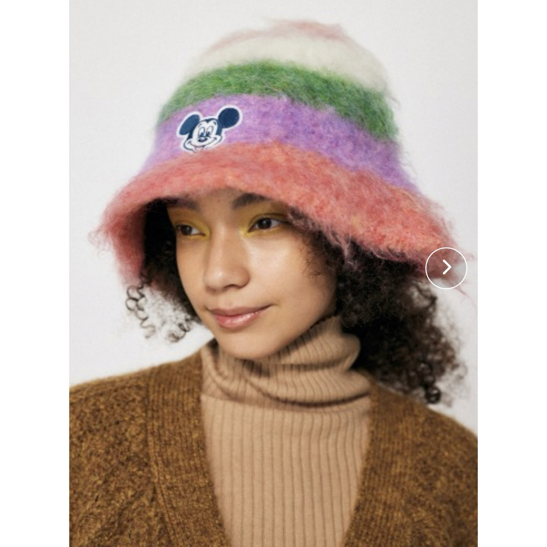 moussy(マウジー)のmoussy ボアバケットハット レディースの帽子(ハット)の商品写真