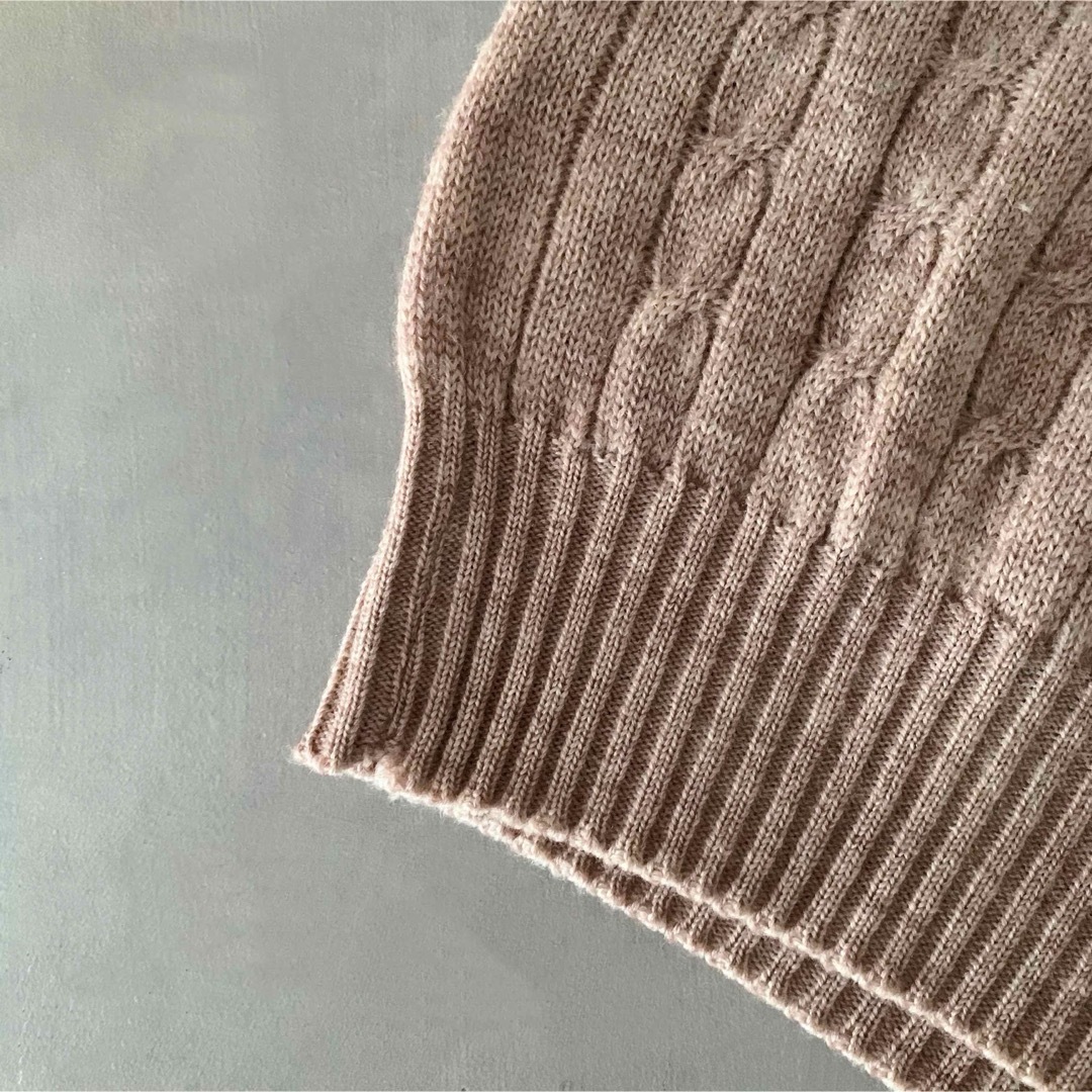 50’s “JAEGER” Vintage Cable Knit Vest メンズのトップス(ベスト)の商品写真