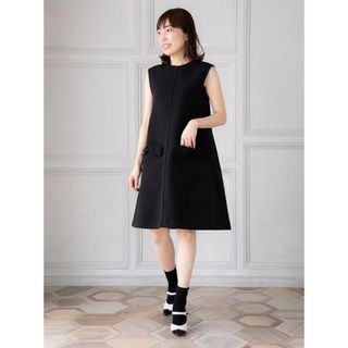 美品✨ドゥロワー ワンピース リブニット ウール チュニック 秋服 冬服 日本製