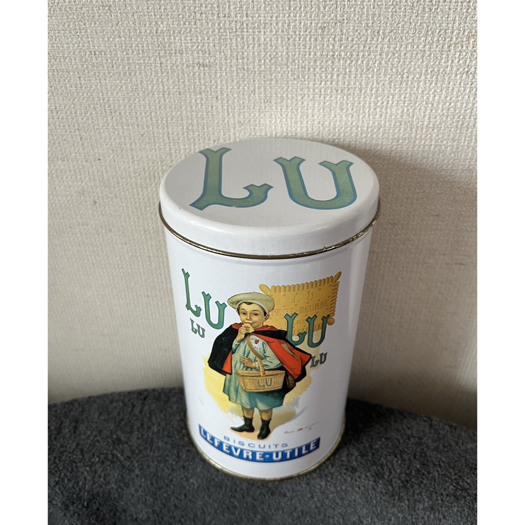 【即出荷】 LU ヴィンテージ ルー by キャニスターの通販 ビスケットTIN缶 アンティーク雑貨
