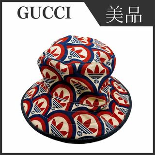 グッチ(Gucci)のグッチ 696476 コットン ハット GUCCI 帽子 ブランド アディダス(ハット)