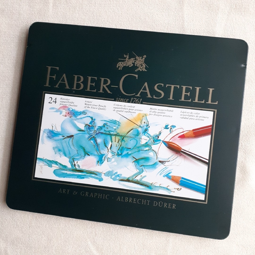 FABER-CASTELL(ファーバーカステル)のファーバーカステル アルブレヒト デューラー 水彩色鉛筆 24色 インテリア/住まい/日用品の文房具(ペン/マーカー)の商品写真