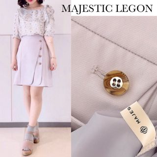 マジェスティックレゴン(MAJESTIC LEGON)のマジェスティックレゴン ダブル ラップ スカート(ミニスカート)