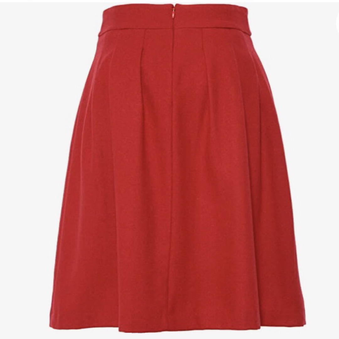 Techichi(テチチ)の【約8割引】新品！Te chichiフレアスカート 赤レッド テチチ 匿名送料込 レディースのスカート(ひざ丈スカート)の商品写真