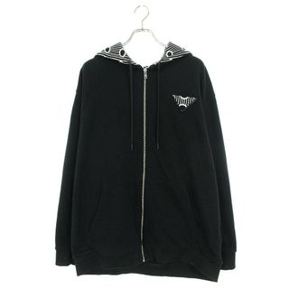 プラダ(PRADA)のプラダ  22AW  UJL40A S222 11LT トライアングルロゴニット切替パーカー メンズ(パーカー)