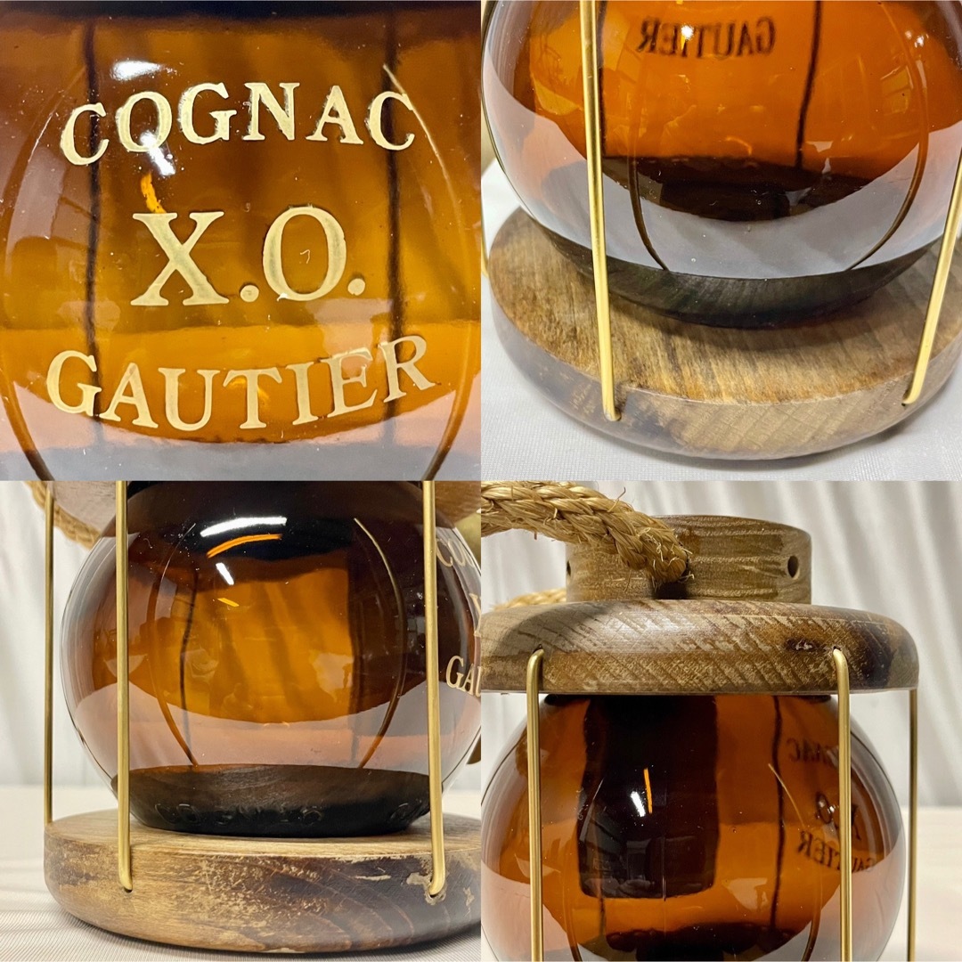 空瓶】GAUTIER COGNAC X.O. ランタン型ボトルの通販 by i.R.古 空瓶】GAUTIER COGNAC X.O. ランタン型ボトルの通販 by i.R.古
