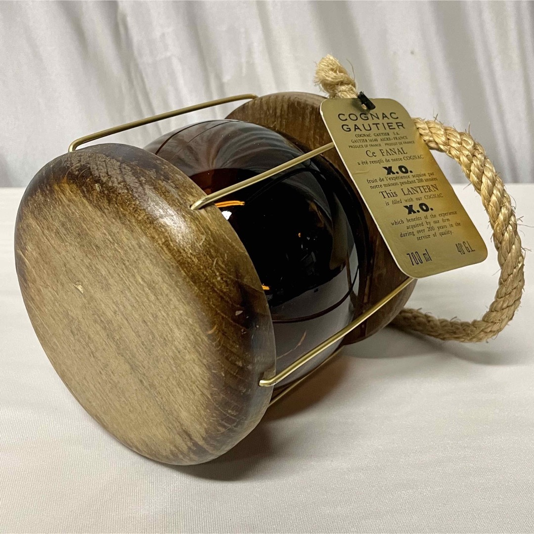 空瓶】GAUTIER COGNAC X.O. ランタン型ボトルの通販 by i.R.古 空瓶】GAUTIER COGNAC X.O. ランタン型ボトルの通販 by i.R.古