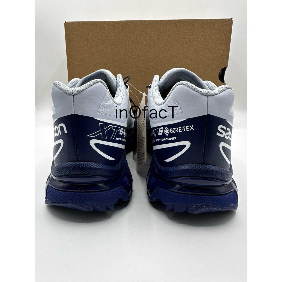 SALOMON(サロモン)の28.5cm 白×青 SALOMON XT-6 GTX サロモン ユニセックス メンズの靴/シューズ(スニーカー)の商品写真