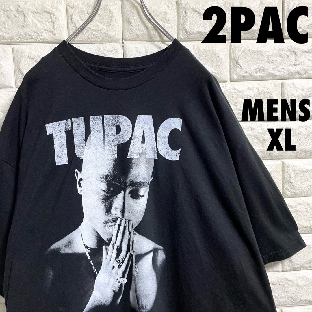 美品　2PAC  プリント Tシャツ　メンズXLサイズ メンズのトップス(Tシャツ/カットソー(半袖/袖なし))の商品写真