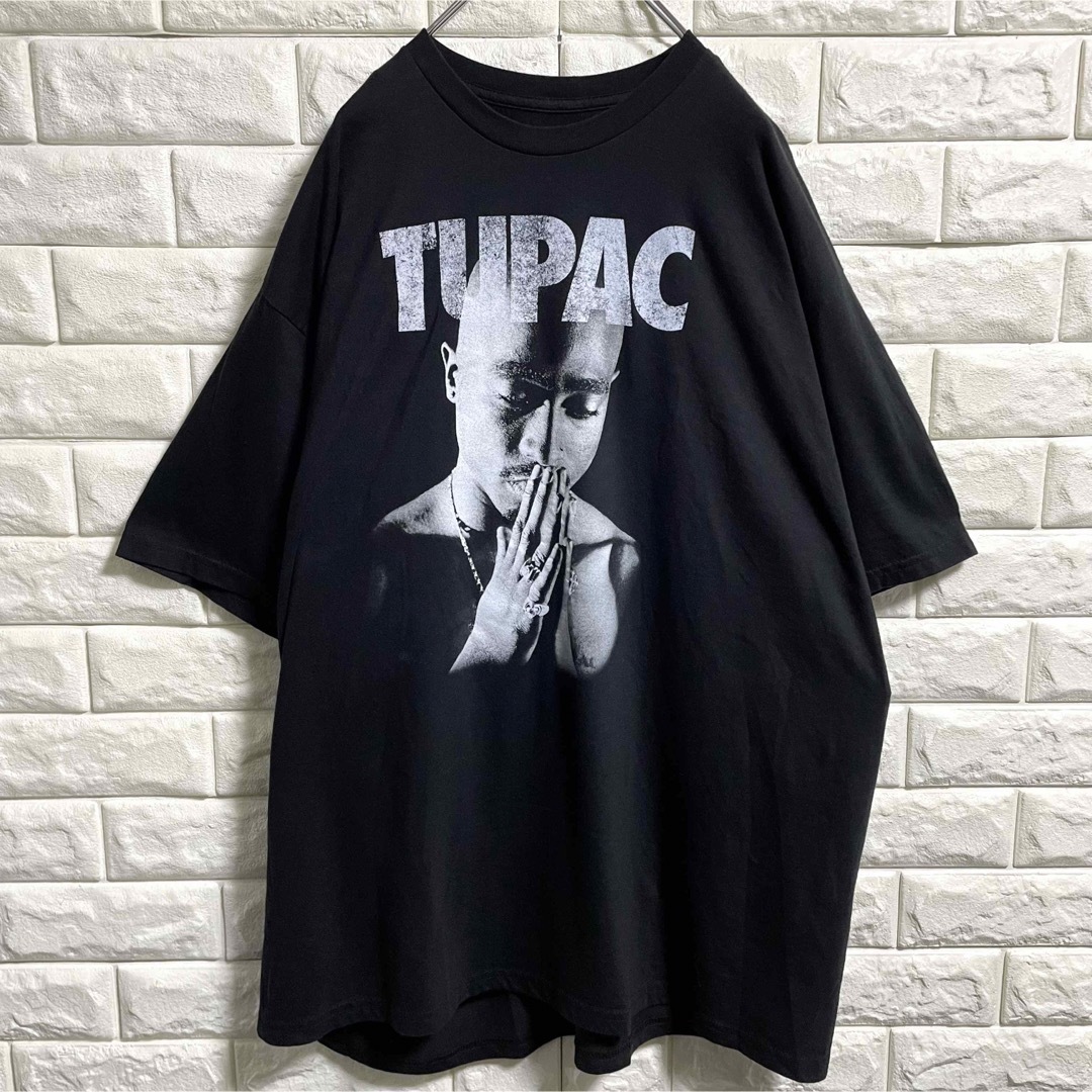 美品　2PAC  プリント Tシャツ　メンズXLサイズ メンズのトップス(Tシャツ/カットソー(半袖/袖なし))の商品写真