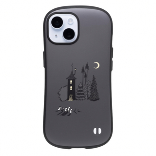 ムーミン(MOOMIN)の新品 iFace iPhone15 ムーミンの月明かり スマホケース ブラック(iPhoneケース)