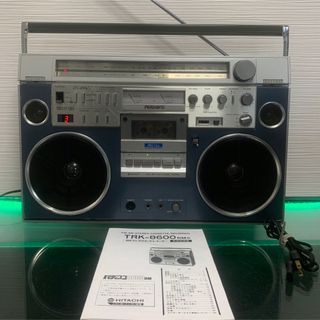 ヒタチ(日立)のHITACHI 日立 TRK-8600RM ラジカセ ラジオPERDISCO(ポータブルプレーヤー)