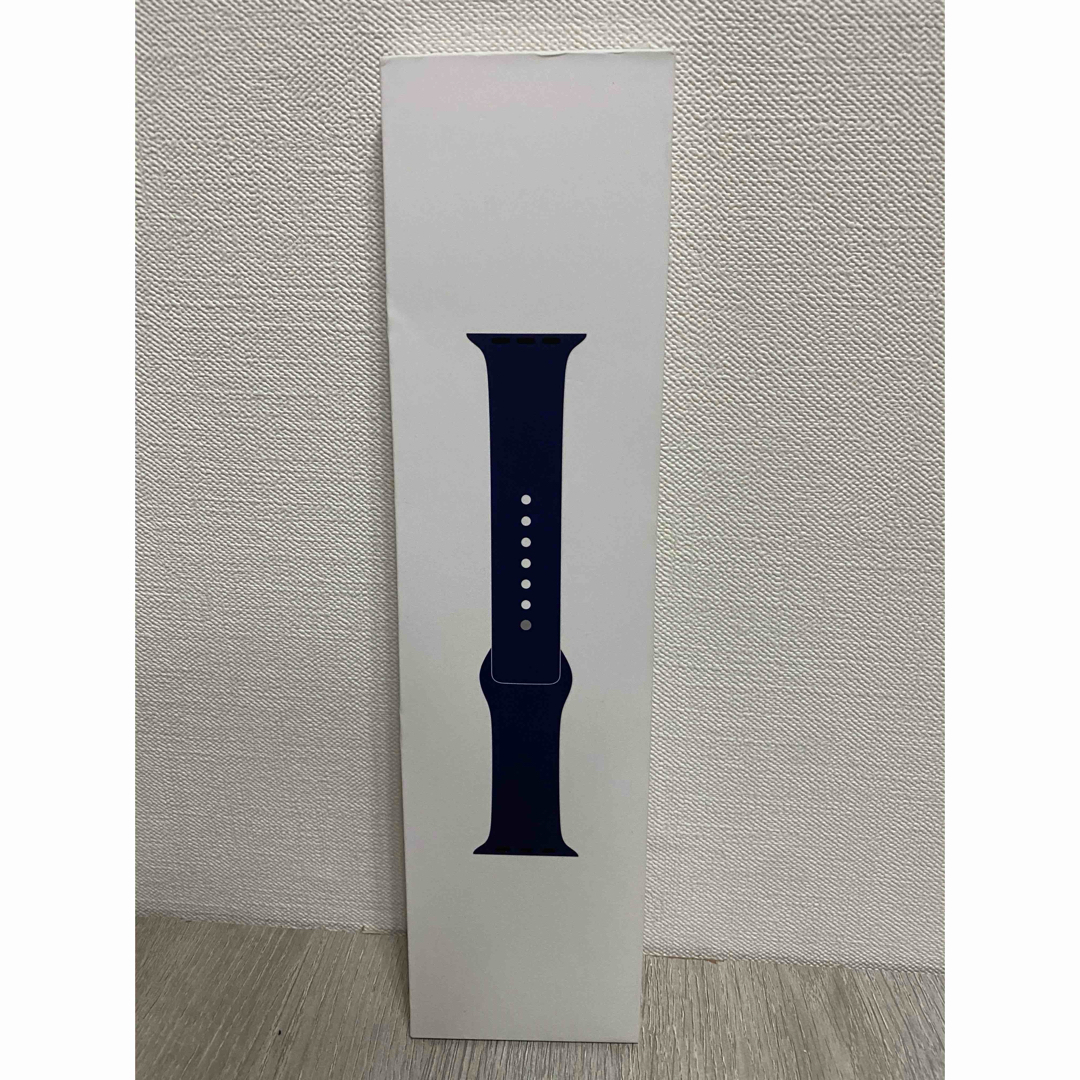 Apple Watch(アップルウォッチ)の▪️未使用品　アップルウォッチ　バンド　ネイビー　44mm メンズの時計(その他)の商品写真