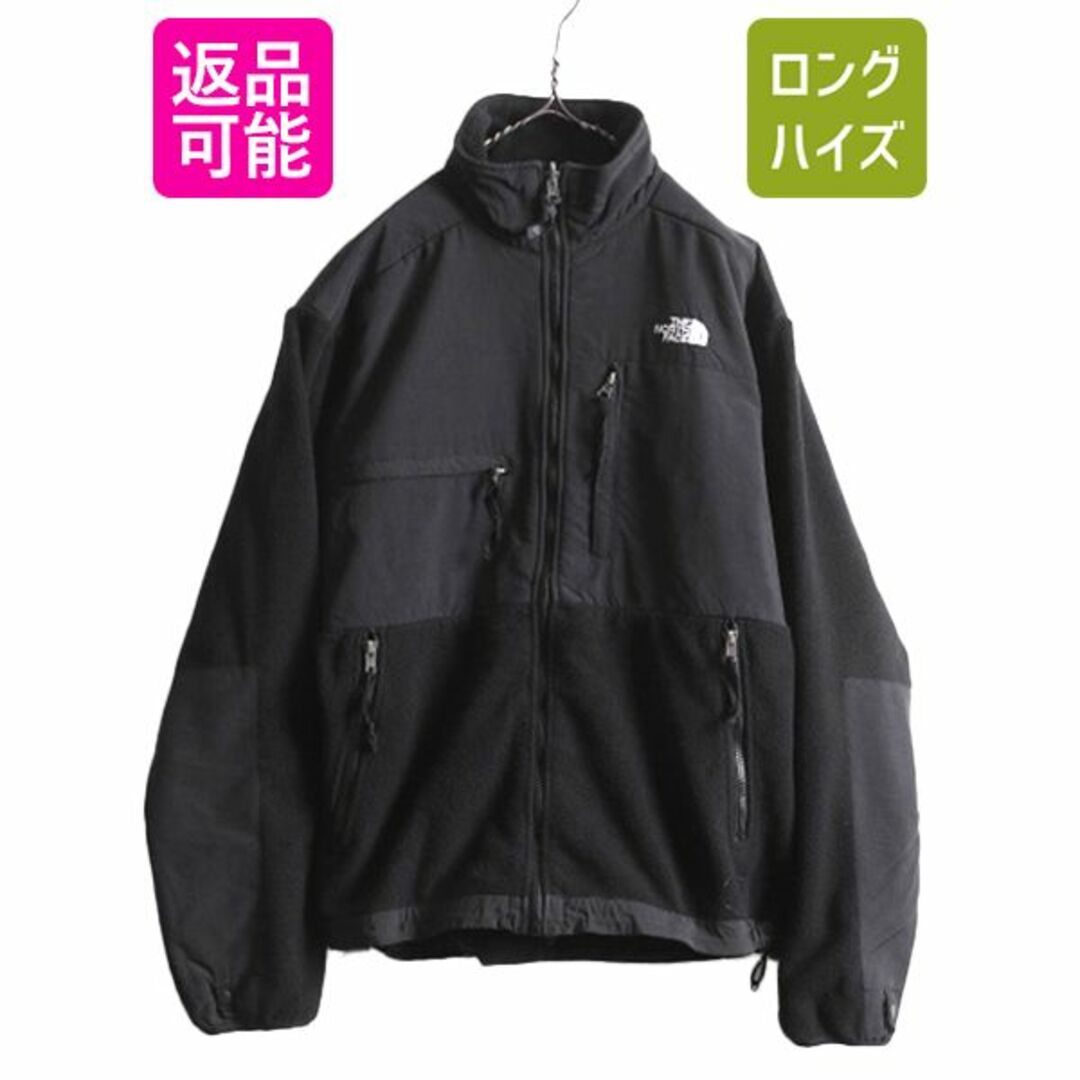 THE NORTH FACE(ザノースフェイス)のノースフェイス デナリ ジャケット メンズ L 古着 The North Face DENALI アウトドア 黒 フリース ナイロン ブルゾン ジャンパー ブラック メンズのジャケット/アウター(ブルゾン)の商品写真