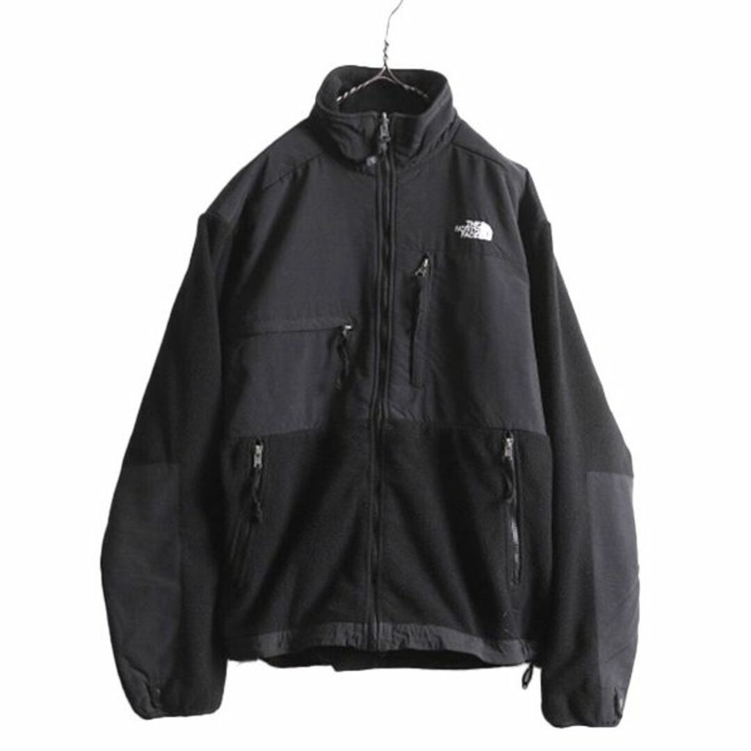 THE NORTH FACE(ザノースフェイス)のノースフェイス デナリ ジャケット メンズ L 古着 The North Face DENALI アウトドア 黒 フリース ナイロン ブルゾン ジャンパー ブラック メンズのジャケット/アウター(ブルゾン)の商品写真