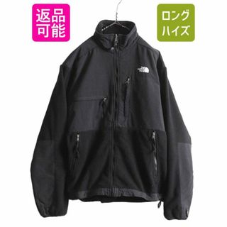 ザノースフェイス(THE NORTH FACE)のノースフェイス デナリ ジャケット メンズ L 古着 The North Face DENALI アウトドア 黒 フリース ナイロン ブルゾン ジャンパー ブラック(ブルゾン)