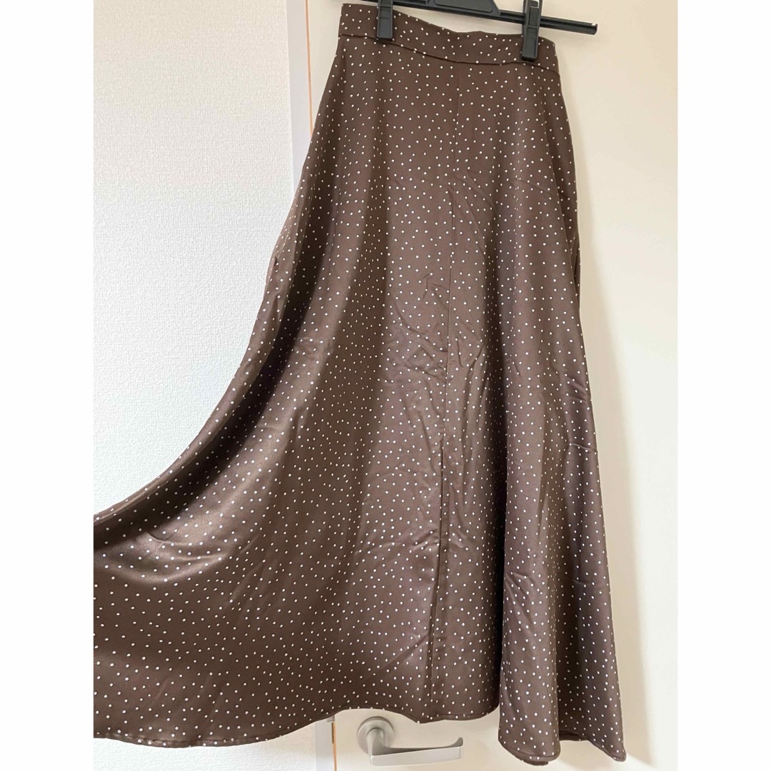 フィオールフィオーレ サテンドットスカート レディースのスカート(ロングスカート)の商品写真