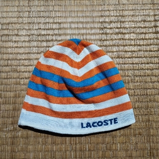 ラコステ(LACOSTE)のLACOSTE【ラコステ】ビーニー　ニット帽　リバーシブル(ニット帽/ビーニー)