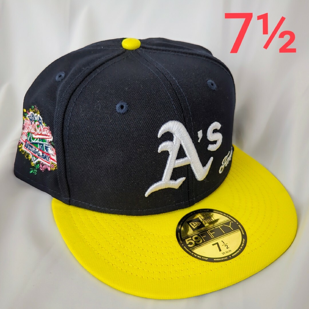 NEW ERA(ニューエラー)の新品　JAE TIPS　人気チーム　アスレチックス　CAP 7 1/2 メンズの帽子(キャップ)の商品写真