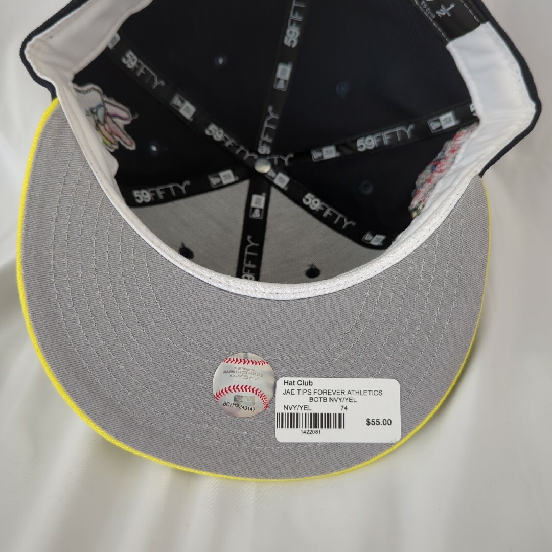 NEW ERA(ニューエラー)の新品　JAE TIPS　人気チーム　アスレチックス　CAP 7 1/2 メンズの帽子(キャップ)の商品写真