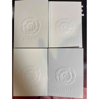 シャネル(CHANEL)のシャネル　レシート入れ　ミニ封筒　カメリア　カードケース　4枚セット(ショップ袋)