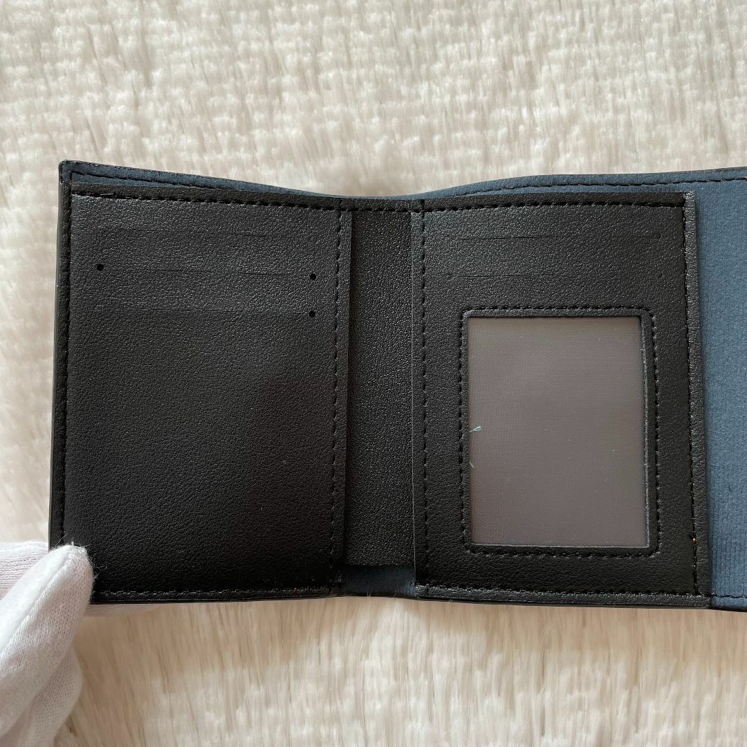 新品未使用 レディース 三つ折り 財布 かわいい コンパクト ミニ ブラウン レディースのファッション小物(財布)の商品写真