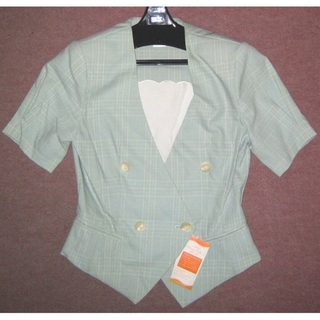 新品 11号 オフィスオーバーブラウス 事務服 OL制服 H77(シャツ/ブラウス(半袖/袖なし))