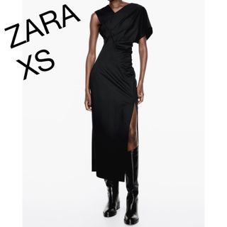 ザラ(ZARA)のドレープペンシルワンピース(ロングワンピース/マキシワンピース)