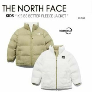 ノースフェイス(THE NORTH FACE) ベージュ ダウンジャケット