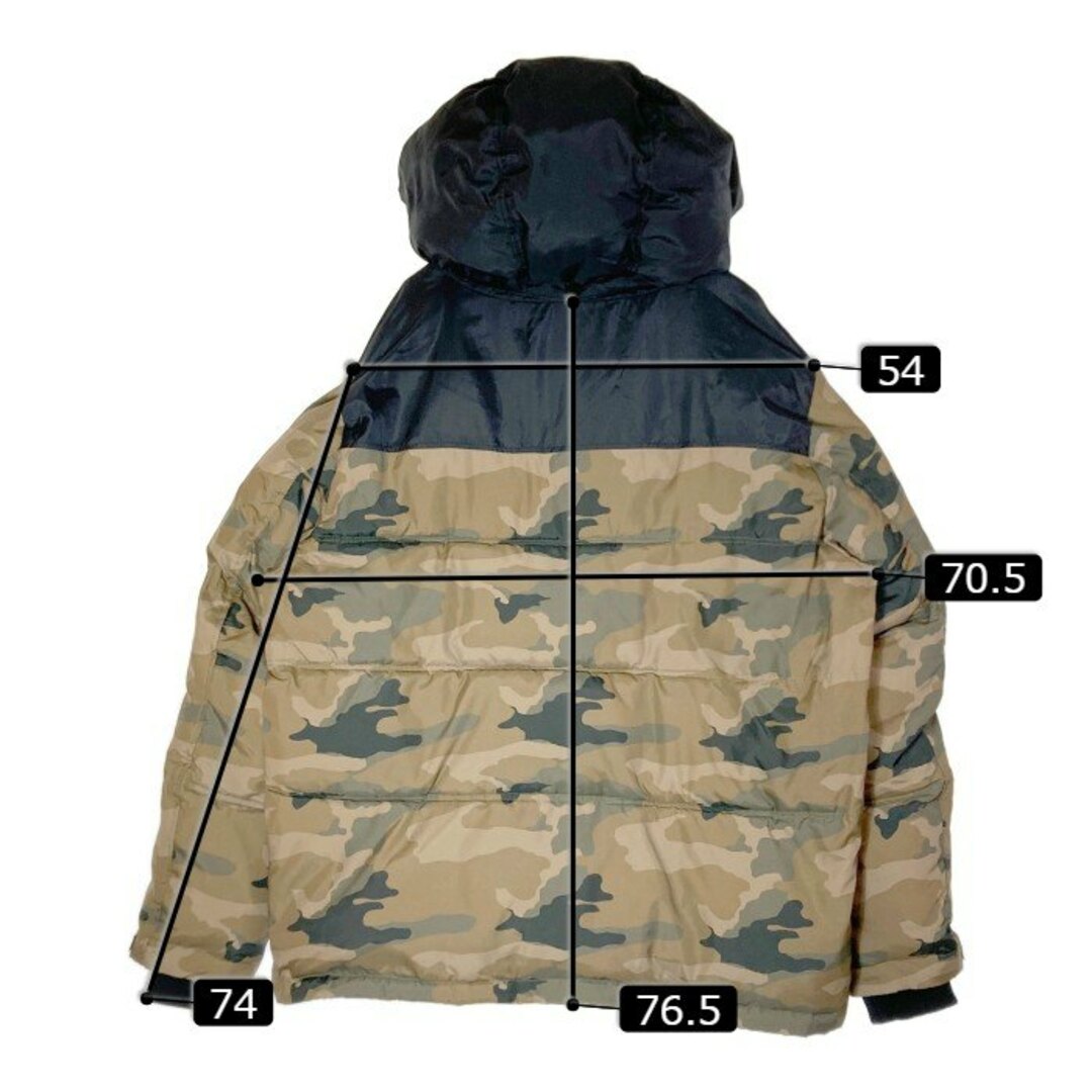 RVCA(ルーカ)の★RVCA ルーカ BB042767 CRUCIAL PUFFER HD JACKET 中綿ジャケット カモフラ カーキ sizeXL メンズのジャケット/アウター(ダウンジャケット)の商品写真