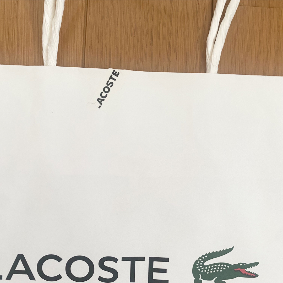 LACOSTE(ラコステ)のラコステ LACOSTE ショップ袋　ショッパー　ギフト　プレゼント　袋 レディースのバッグ(ショップ袋)の商品写真
