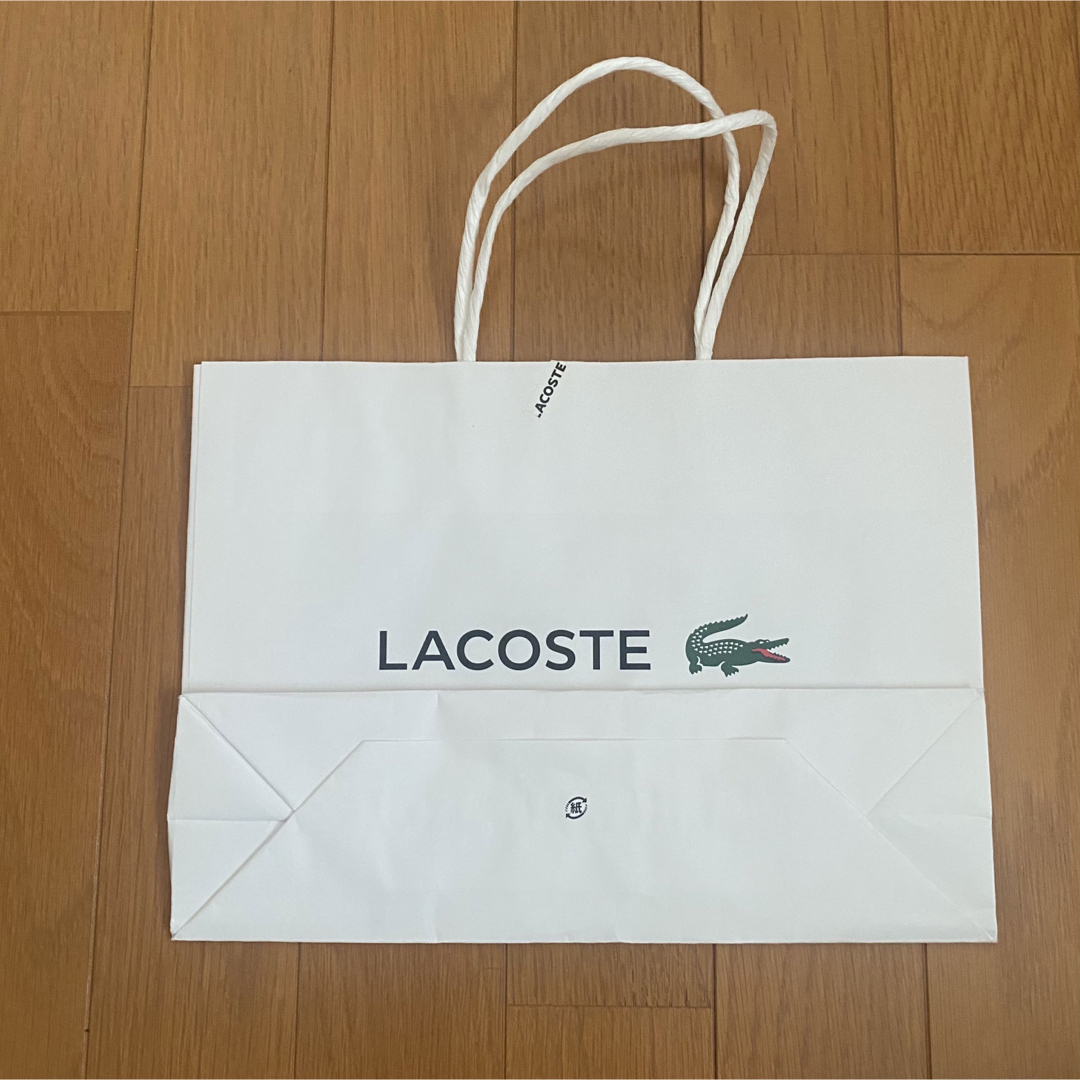 LACOSTE(ラコステ)のラコステ LACOSTE ショップ袋　ショッパー　ギフト　プレゼント　袋 レディースのバッグ(ショップ袋)の商品写真