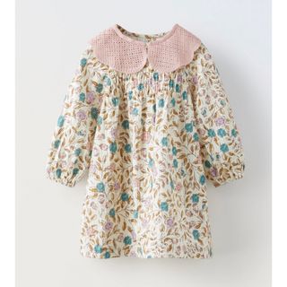 ザラキッズ(ZARA KIDS)のザラ ベビー フラワー ワンピース(ワンピース)