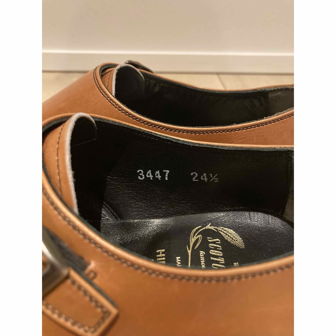 スコッチグレイン　3447  24.5cm  ダブルモンク メンズの靴/シューズ(ドレス/ビジネス)の商品写真