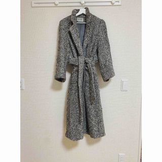 フミカウチダ(FUMIKA_UCHIDA)のhooked vintage billblass coat(ロングコート)