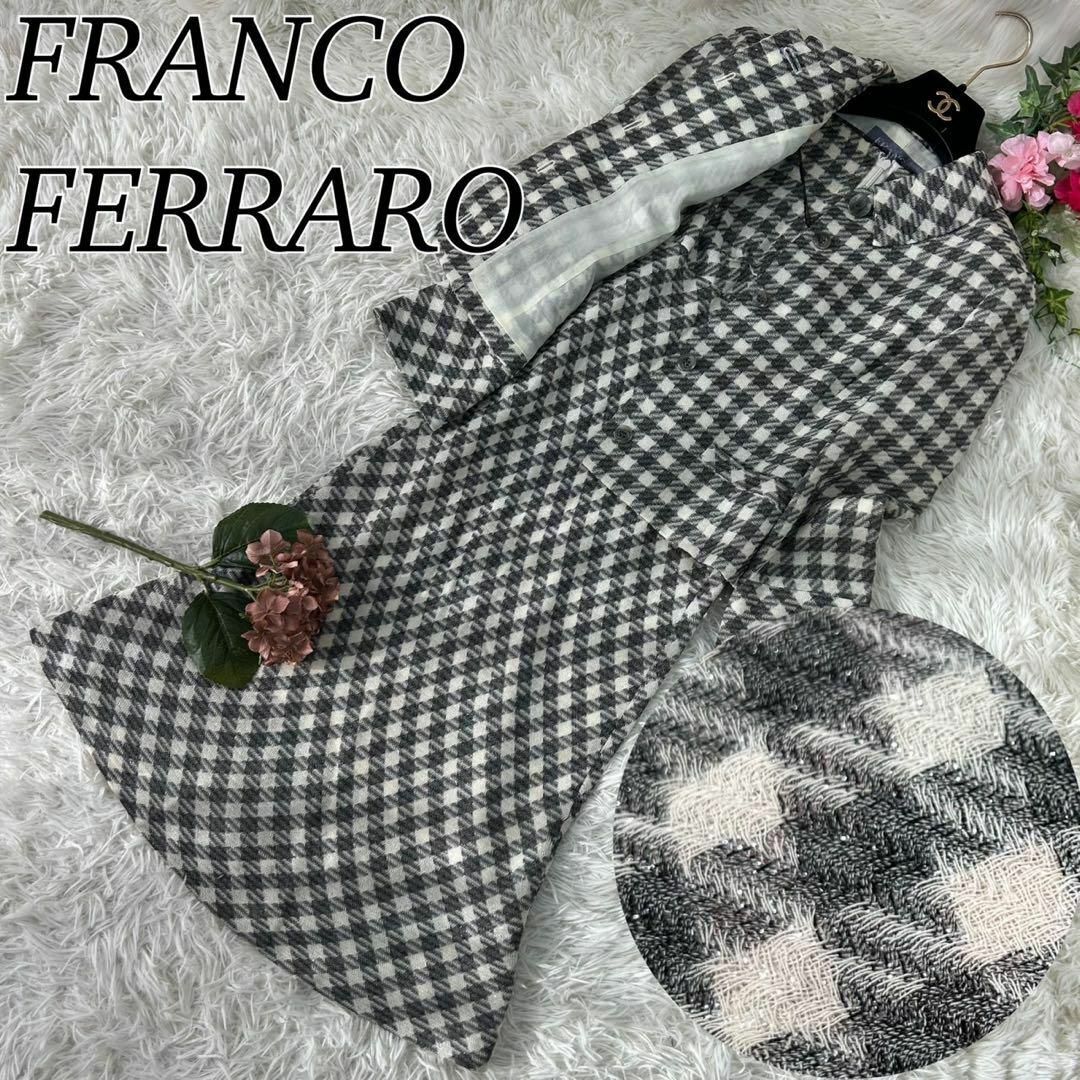 ワンピースFRANCO FERRARO ツイードジャケット＆ワンピース