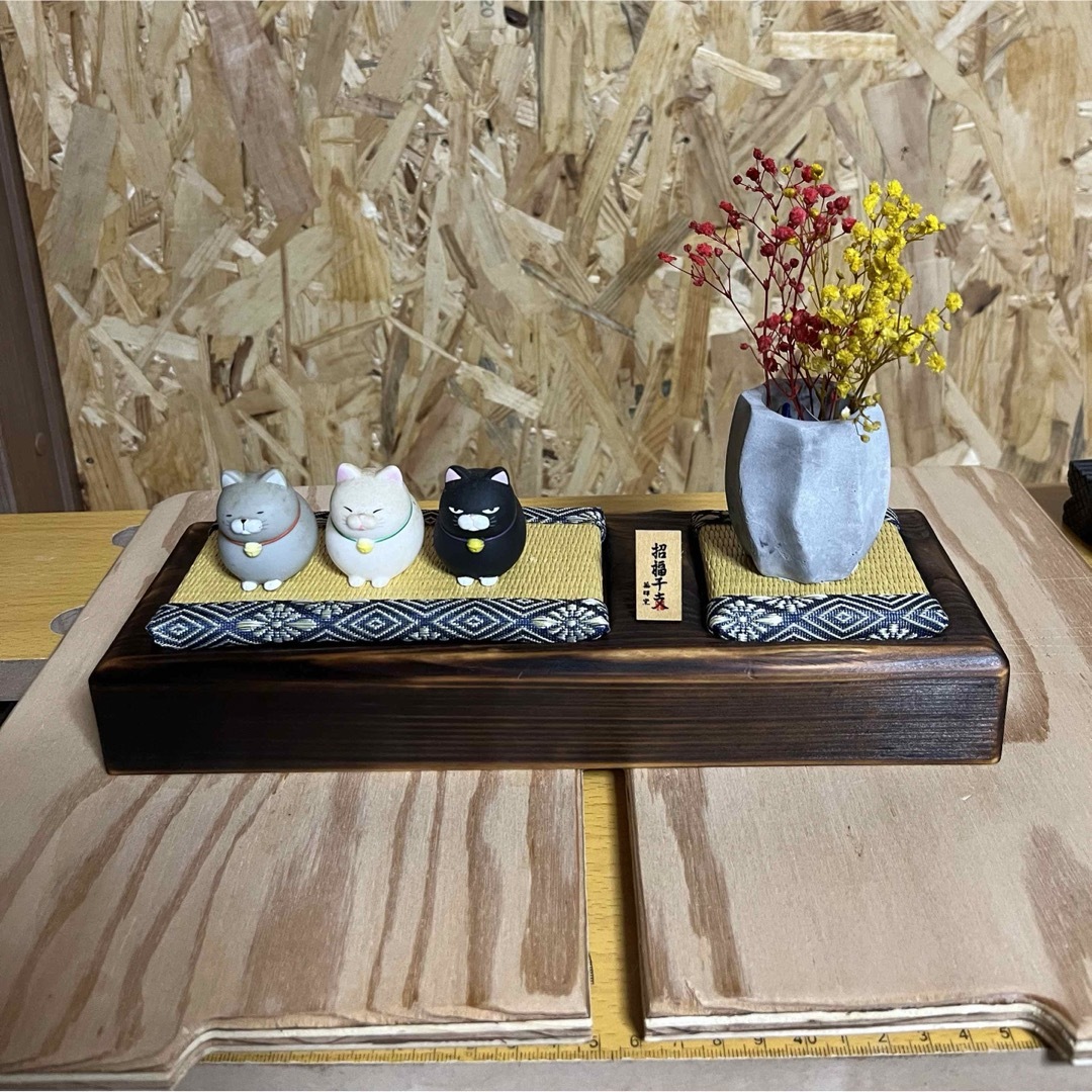 木製トレー　焼き加工 ハンドメイドのインテリア/家具(インテリア雑貨)の商品写真