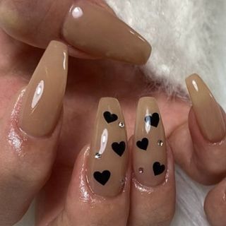 🤎バレンタインネイルチップ🖤