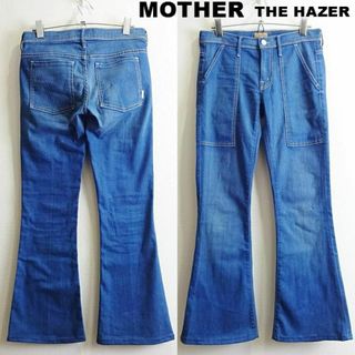 マザー(mother)のMOTHER　THE HAZER　W74cm　スーパーストレッチ　フレアデニム(デニム/ジーンズ)