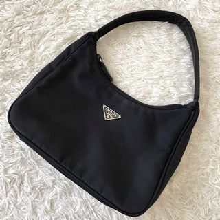 プラダ(PRADA)の【極美品】 プラダ PRADA アクセサリーポーチ ハンドバッグ テスート 定番(ハンドバッグ)