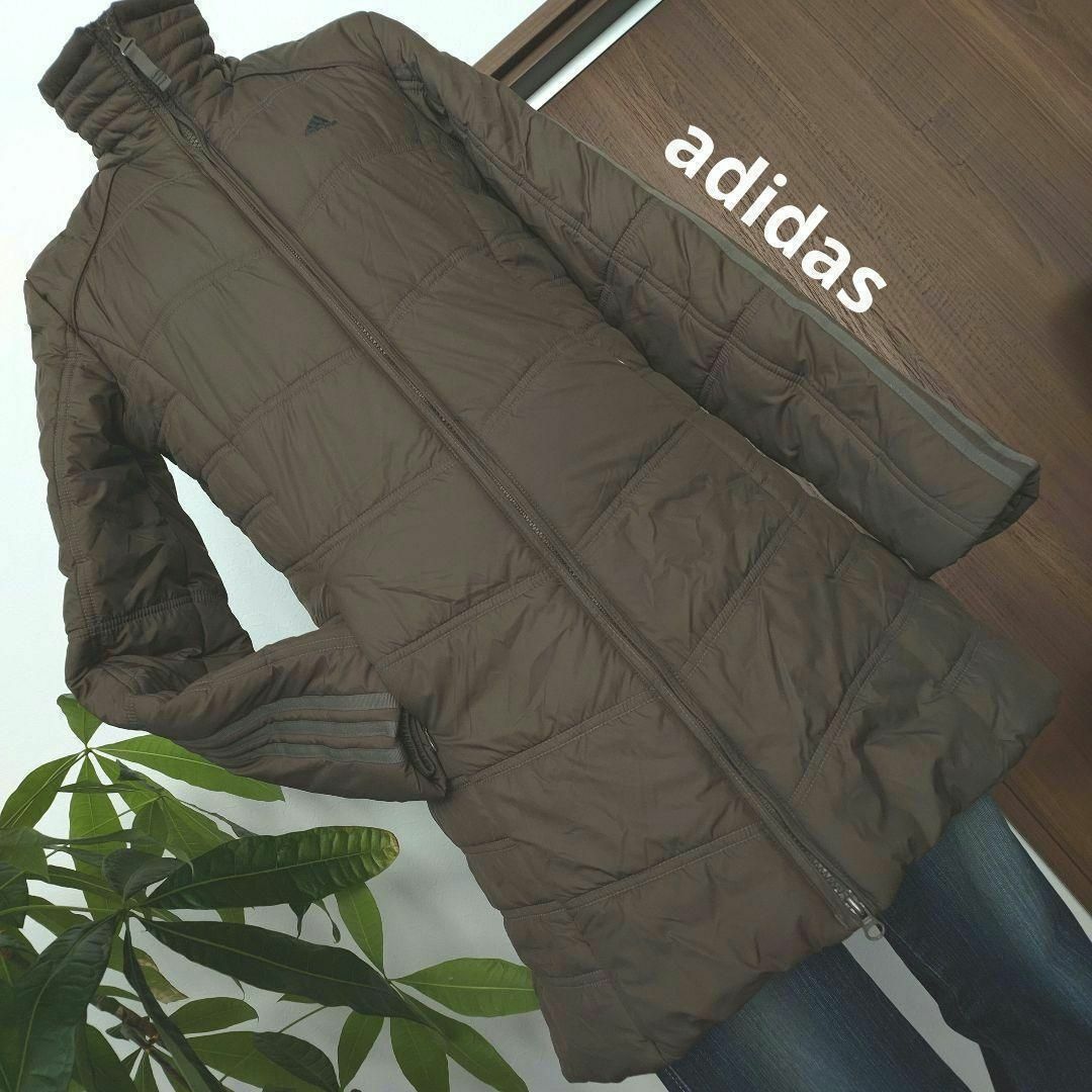 adidas(アディダス)のadidas　ベンチコート　ロング　ミドル丈　キルティングコート レディースのジャケット/アウター(ダウンコート)の商品写真