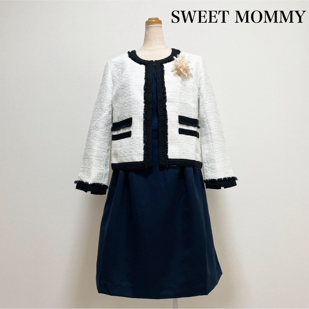 SWEET MOMMY(スウィートマミー)のSweet Mommy セレモニースーツ セットアップ 産前産後 入学式 卒園式 レディースのフォーマル/ドレス(スーツ)の商品写真