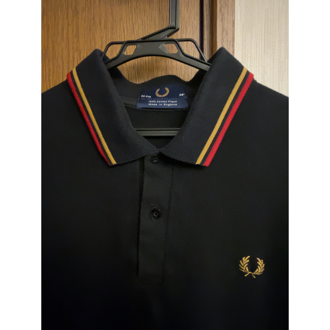 FRED PERRY(フレッドペリー)の◆ FRED PERRY  ポロシャツ　黒　M12  サイズ38◆Mサイズ メンズのトップス(ポロシャツ)の商品写真