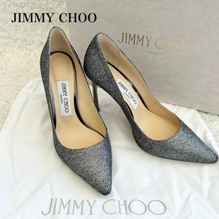 ジミーチュウ(JIMMY CHOO)の未使用箱付き✨ ジミーチュウ ROMY100 グリッター パンプス M833(ハイヒール/パンプス)