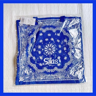 SILAS - サイラストートバッグ バンダナプリントトートバッグ  ブルー