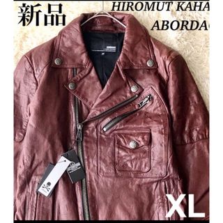 ヒロムタカハラ(HIROMUT AKAHAR A)の新品 ABORDAGE HIROMUT KAHAR A ライダースジャケット(ライダースジャケット)