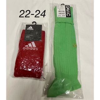 アディダス(adidas)のアディダス/ガビック サッカー・フットサルソックス 22-24㎝ 2足セット(ウェア)